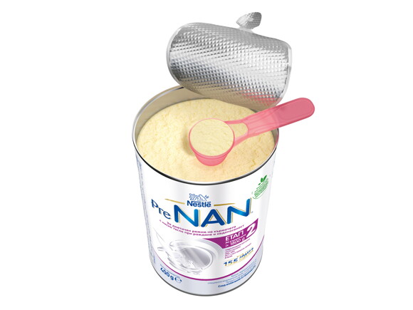 Nestlé PreNAN® Етап 2, Диетична храна за недоносени и родени с ниско тегло бебета