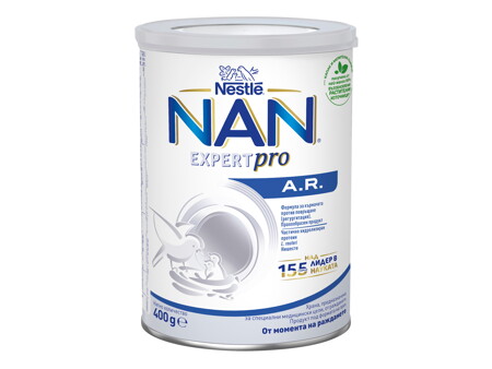 Nestlé® NAN® A.R. - формула за кърмачета против провръщане (регургитация)