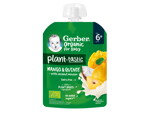 Gerber Organic for baby Plantastic, Храна за бебета, Пюре от манго и дюля с кокосов мус, 80g, пауч