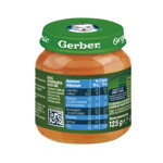 Gerber Organic for baby, Храна за бебета, Пюре от ябълка, кайсия и праскова